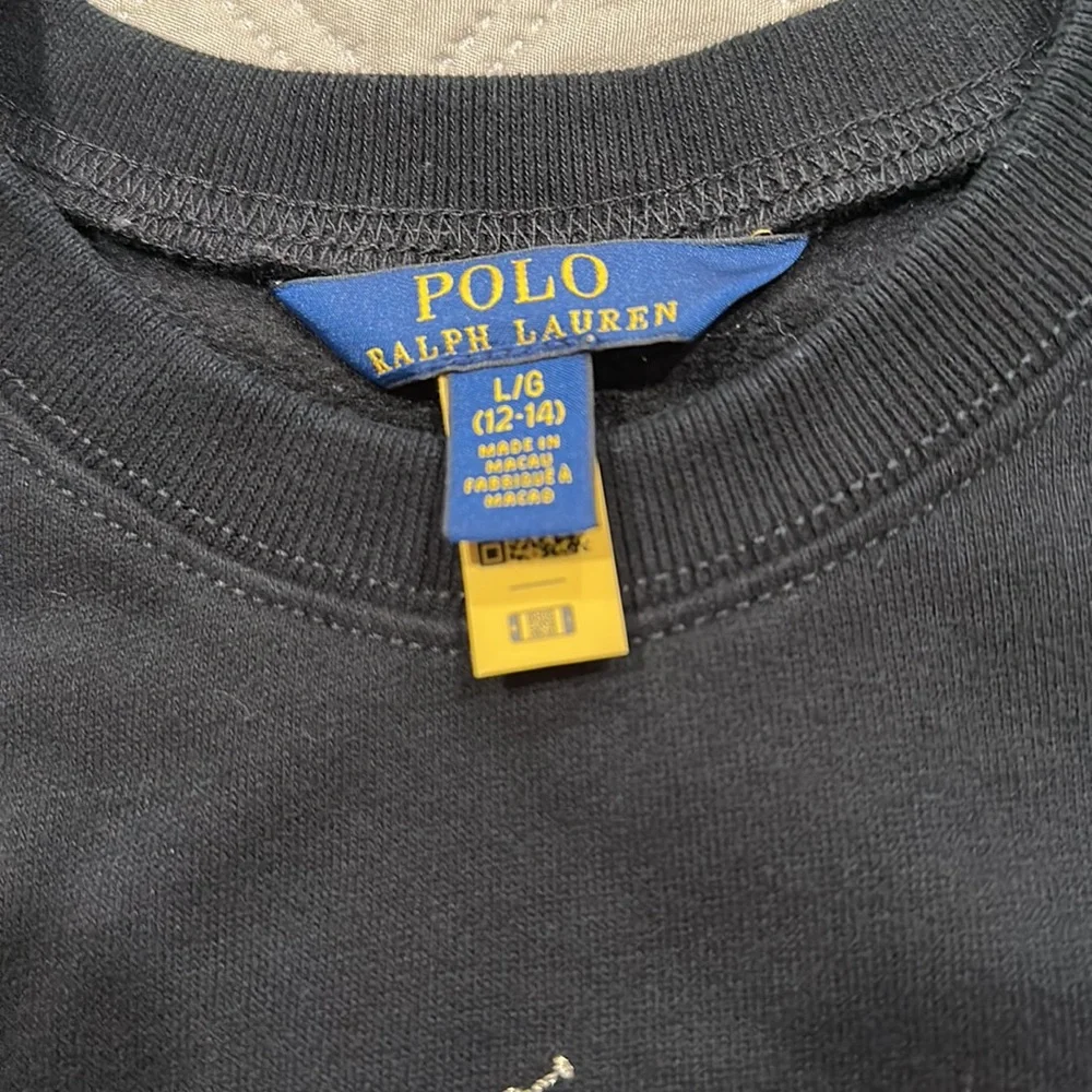 Big Girls Polo Pony Fleece Sweatshirt. - Picture 6 of 9